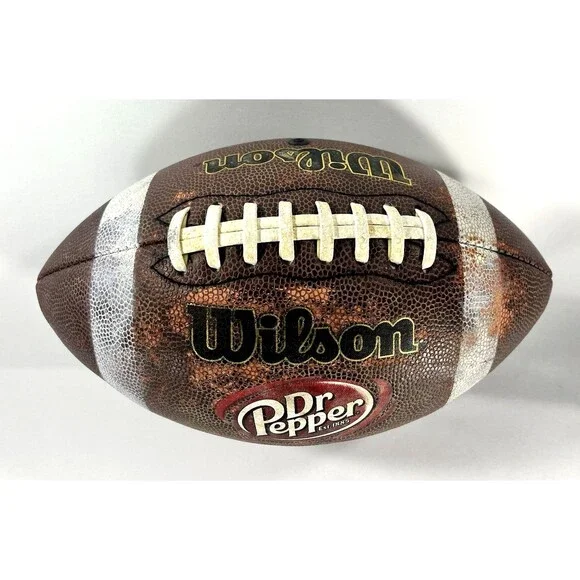 Wilson Full Size Football Dr.Pepper Collectible Promotion NCAA Football - Picture 4 of 10
